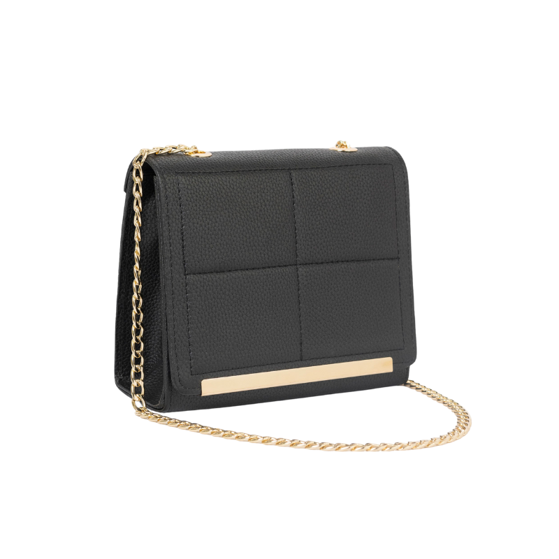 Black Quilted Handbag