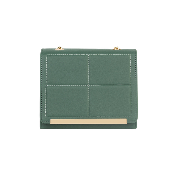 Teal Quilted Handbag